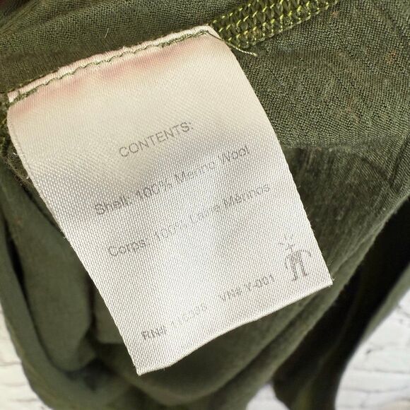 Smartwool Men's Classic 1/4 Zip Baselayer Size Medium Forest Green - Picture 11 of 11